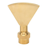 Fan Shaped Pond Sprinkler G11/2 Adjustable Brass Fan Shaped Fountain Nozzle for Garden Museums V1294-YM0901-3111230203511