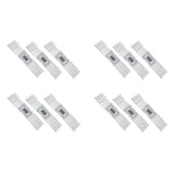 Crack Monitoring Record, 12Pcs Crack Measurement Tool, Crack Width Gauge, Clear Acrylic Corner Crack V1370-AZ4-07685