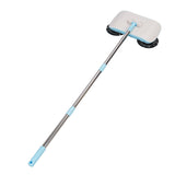 2 in 1 Hand Push Floor Sweeper Stainless Steel 180 Degree Rotating Hard Floor Mopping Sweeper V1294-YM0901-3113250025911