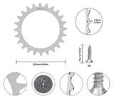 Worx Landroid Robotic Lawn Mower Pulley Sprocket Studs Anti-Slip Wheels-L Type 225mm, 2pcs V1237-ZY-203-0373