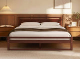Artiss Bed Frame Double Size Wooden Walnut WITTON WBED-WITTON-D-WAL-AB
