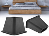 Black Furniture Raisers Set of 4 For Bed Chair Desk Table V1294-YM0901-JY15660
