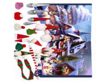Xmas Gnome Advent Calendar 24 Days Cute Gnome Dolls Countdown To Xmas Calendar Home Festival V1294-YM0901-3115240113411