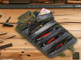 Tool Bag Roll Up, Heavy Duty Portable Soft Tool Storage Organization, Foldable Empty Rollup V1192-AZ-W-0886