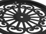 50cm Double Layer Plant Stand Iron Multifunctional Flower Rack Flower Shelf for Balcony Entryway V1294-YM0901-3111240020112
