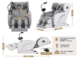 Livemor Full Body Massage Chair VEGA, Foot Roller, Waist & Calf Heat, Recliner, Airbags Compression MASCHR-G-VEGA-GY
