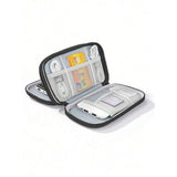 Waterproof Electronic Storage Bag Multi-Layer Organizer with Multiple Zippers for Cables, Hard V1370-AZ4-25377