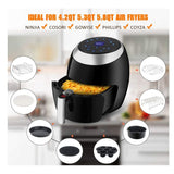 12pcs Air Fryer Accessories Pizza Tray Toast Rack Insulation Pad Home Kitchen Parts Air Fryer V1192-AZ-W-10520