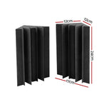 Alpha Acoustic Foam 40pcs Corner Bass Trap Sound Absorption Proofing Treatment AFB-CORNER-20X2