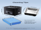 10L Ultrasonic Cleaner, Professional Ultrasonic Cleaner Machine with Knob Control, Stainless Steel V952-SPLXNAJKZCSBZEK8B001V3
