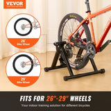 Bike Trainer Stand, Fluid Stationary Bike Stand for 26"-29" Wheels, Noise Reduction Fluid Flywheel, V952-XLJLTPTDJBD0F1RZUV0