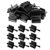 50 Pcs Safe T Post Caps, T Post Caps Safety, Vinyl T Post Topper Safety T Post Caps, Black V1366-AZ2-W-14337