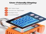Digital Crane Scale, 4400 lbs/2000 kg Max Capacity, Heavy Duty Industrial Hanging Scale with Cast V952-ZXDCDZK500GY8VDH7001V9