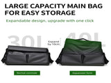 Green Expandable Travel Shoulder Bag - Large Capacity Gym and Duffel Bag with Wet and Dry Separation V888-ELOSUNG57018-2