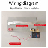 2X Remote Battery Disconnect Switch 12V 260A Kill Switch Automatic Power Off Prevent Battery Drain V1192-AZ-W-22719