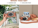 Fuji WIDE 400 Camera Case, PU Leather Protective Case Compatible for Instax WIDE 400 Instant Camera V1366-AZ2-W-02271