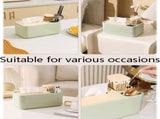 2 Pack Desk Organizer with Compartments for Pens and Toothpicks - Office Supply Storage Solution V1258-DP02-BOL-100