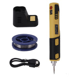 Portable Cordless Soldering Iron Kit Cordless Soldering Iron with Rechargeable Lithium Ion Battery V1294-YM0521-3114230047911