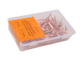 250Pcs Horseshoe Nails Copper Plated Rustproof Equestrian Riding Equipment Pet Supplies 51mm E5 V1294-YM0706-3111230194813