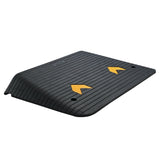 Upgraded Rubber Threshold Ramp, 10.2 cm Rise Door Ramp with 1 Channel, Natural Rubber Car Ramp with V952-XBLYPDBG355X2YEU8V0