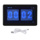 Desktop Digital Multifunctional Weather Forecast Time Correction Wireless LCD Digital Flip V1294-YM0901-3115240045511