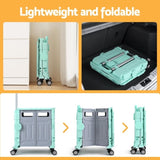 Emajin Shopping Trolley Cart 75L Foldable Green ST-75L-PLA-GR
