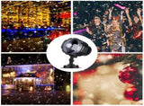 LED Snowfall Lights, LED Projector Snow Falling Lights for Garden, Snowflake Rotating LED Light V1294-YM0901-JY09154