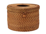 Rectangular Rattan Tissue Box Cover Rattan Woven Tissue Box Holder for Bathroom Organizer Countertop V1294-YM0706-3117230158212