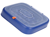 24 Eggs Containers ABS Egg Tray Storage Box Refrigerator Organizer Bins with Breathable VentsDark V1294-YM0523-3113210304213