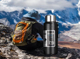 Antibacterial 316 Stainless Steel Vacuum Flask 800ml Tea Infuser & Insulated Bottle for Hot/Cold V1188-MS-309-002