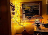 96 LED Indoor Wall Tree Lights Willow Vine Light Artificial Plants Tree Branches Lights 8 Modes 6 FT V1366-AZ2-W-18362