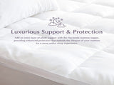 Hypoallergenic, Antibacterial w/ 100% Microfiber filling Mattress Topper - KING V196-MTK200_K