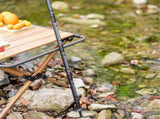 Hiking Stick Walking Staff - Outdoor Multitool Gear Trekking Pole Collapsible Retractable Premium V1192-AZ-W-0036
