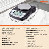 VEVOR Analytical Balance Lab Scale 600g x 0.01g 6 Units Conversion Electronic V952-SYSCHTP001G0QUY4VV3