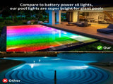 LED Pool Light, 20W RGB Dimmable Smart Magnetic Underwater Light with APP Control and Remote, IP68 V1192-AZ-W-17161