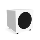 Kanto SUB8 300W 8" Sealed Powered Subwoofer, Matte White V398-KO-SUB8VMW-I
