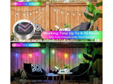 12Pack Outdoor Hanging Solar - Cracked Glass Solar Waterproof LED Decorative Ball V1263-JX-1617
