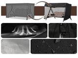 Outdoor Swing Cover Seater Waterproof,Swing Cover 87x49x67 Inch, Porch Swing Cover for Outdoor V1192-AZ-W-15449