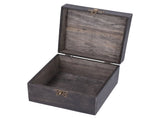 Treasure Props Storage Box with Password Lock Retro Wooden Storage Box for Home Living Room V1294-YM0523-3115210208511