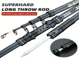 Ultra-hard carbon fiber fishing rod 3m, with anti-slip handle and metal ground inserts - suitable V1102-HEYG-001