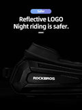 ROCKBROS Hard Shell Bike Top Tube Bag - Waterproof Cycling Frame Pouch with TPU Touchscreen Phone V888-ELOSUNG41862