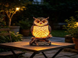 Realistic Owl Figurine Night Light, USB Powered Warm LED Table Lamp, Soft Eye-Friendly Lighting, V1192-AZ-W-24669