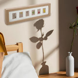 Wooden Picture Frame Light Brown Wall Mounted for Seashells and Specimens Home Decor V1369-AZ3-W-17248