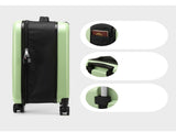Grey 20 Inch Foldable Carry-on Suitcase with 360 Spinner Wheels and Combination Lock, Lightweight V888-ELOSUNG43253