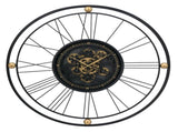 TRAVELER WALL CLOCK WITH MOVING 3D MECHANISM V742-78666DS