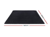 Artiss Floor Rug 140x200cm Plush Area Shaggy Rug Living Room Bedroom Carpet Black FLR-FLU01-140X200-BK