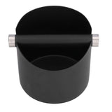 Coffee Grounds Bucket Stainless Steel Rubber Coffee Dump Bin for Home Restaurants BarsBlack Large V1294-YM0523-3118220002813