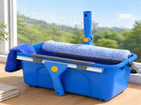 Traderight Window Cleaning Kit With Extendable Pole and Squeegee for Home Blue HC1010-AU