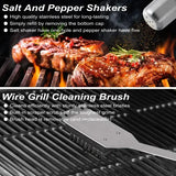 29 Piece Stainless Steel BBQ Grill Tool Set with Storage Case for Camping, Picnics, Outdoor Barbecue V1189-LC-HW-00607