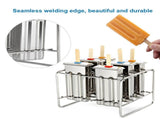 Stainless Steel Molds Ice Cream Industrial Home Kitchen DIY Ice Pop Mould Maker Tool V1294-YM0727-JY06255-01